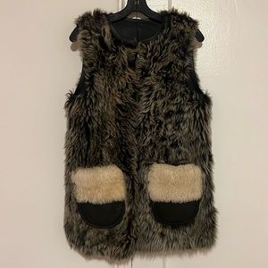 Coach Sheep Shearling Vest